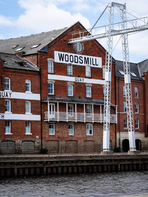 Standing by the bank of the River Ouse, Woodsmill Quay offers stunning river view apartments within a former Victorian timber mill.
