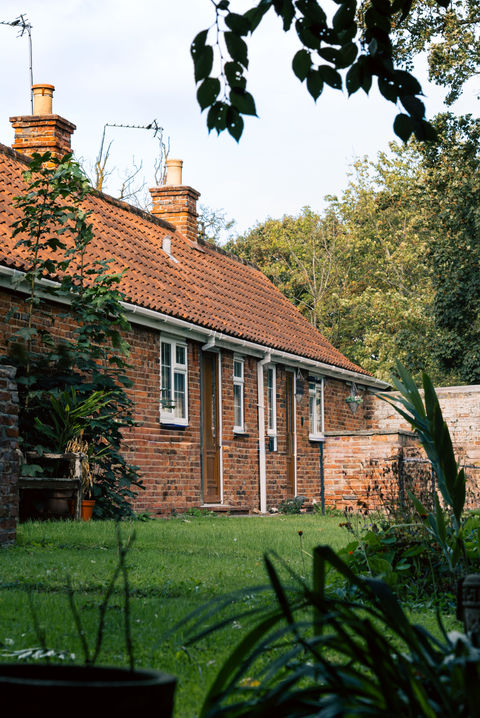 Wray Almshouses, Ashby-cum-Fenby (Among the Foliage)