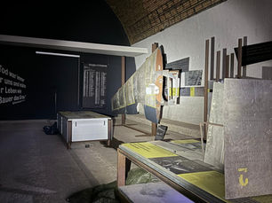 Blick in die Ausstellung der KZ-Gedenkstätte Engelbergtunnel in Leonberg