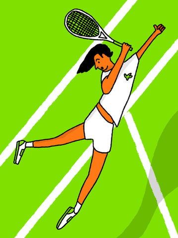 Grass court season / portfolio project.