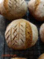 Pickle Rye Natural Leavened Bread 11 oz. Round Boule