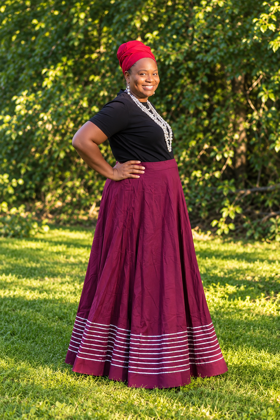 Thumbnail: Maroon Chaniya Maxi
