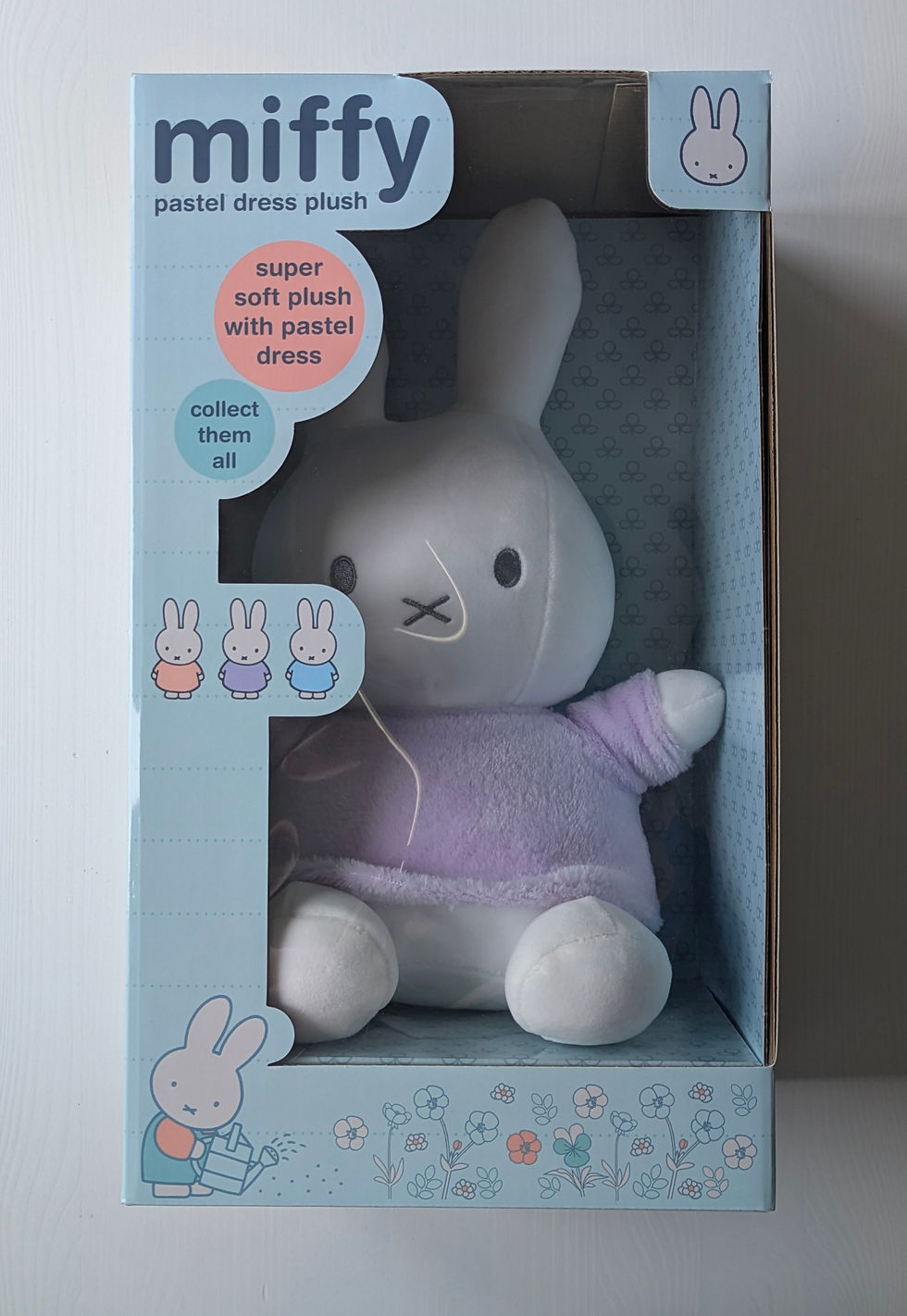 Thumbnail: Miffy Pastel Purple Plush 14"