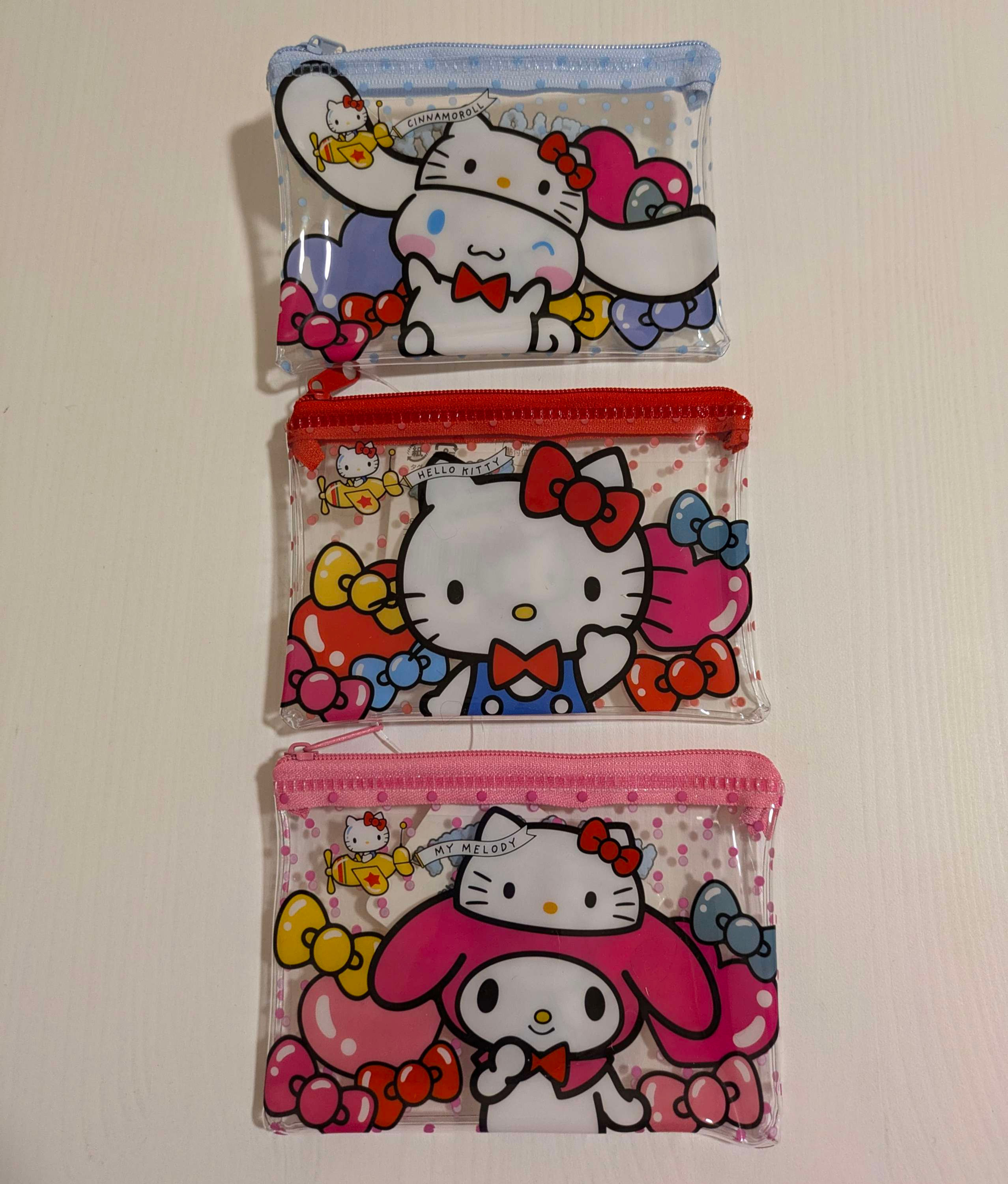 Hello Kitty Pouch Set - 3 Pack