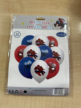 Globo látex con temática 15pcs 