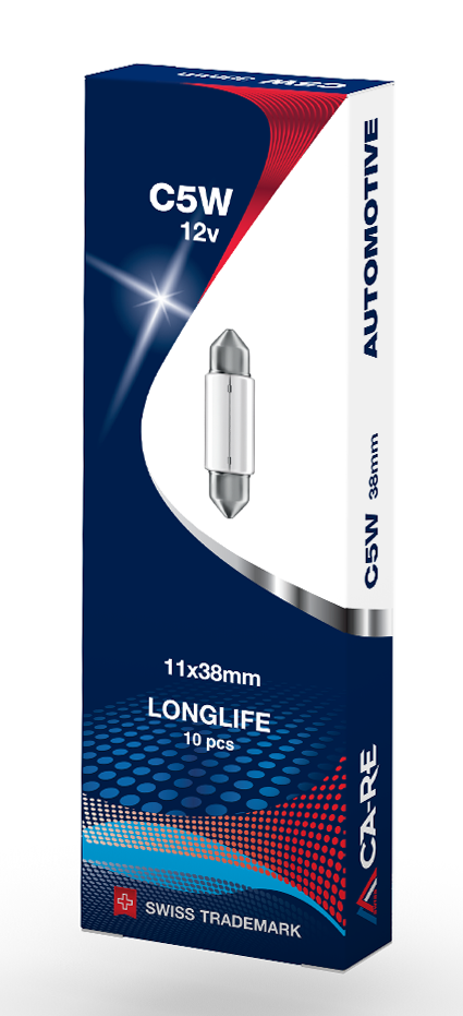 C5W 38mm LONGLIFE bulb 12V 5W