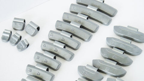 Thumbnail: 40g Stick-on Zn Weight for Aluminum Wheel (50box)