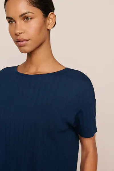 Thumbnail: Pointelle Short Sleeve Tee