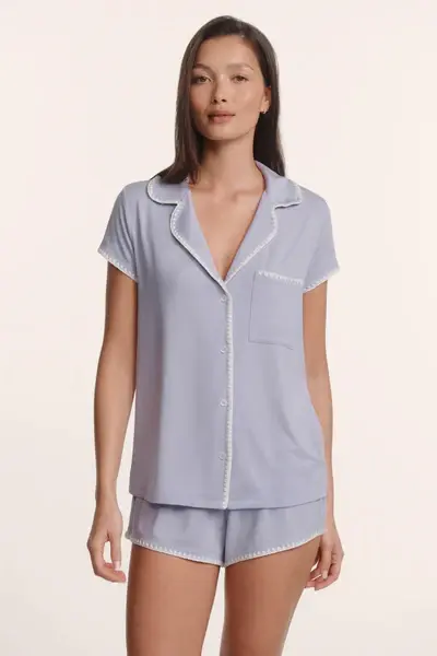 Thumbnail: Frida TENCEL Modal Shortie Short PJ Set