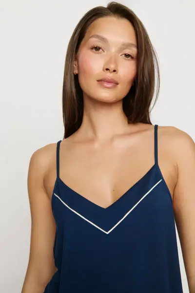 Thumbnail: Gisele TENCEL Modal V Neck Cami & Pant PJ Set