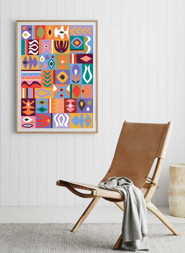 Wall art boho