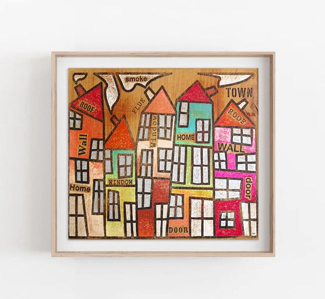 houses on wood