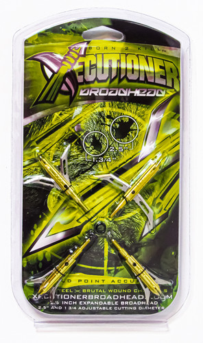 バートン　Bodeleager クリアイエロー Xecutioner Expandable Broadhead Mechanical Yellow