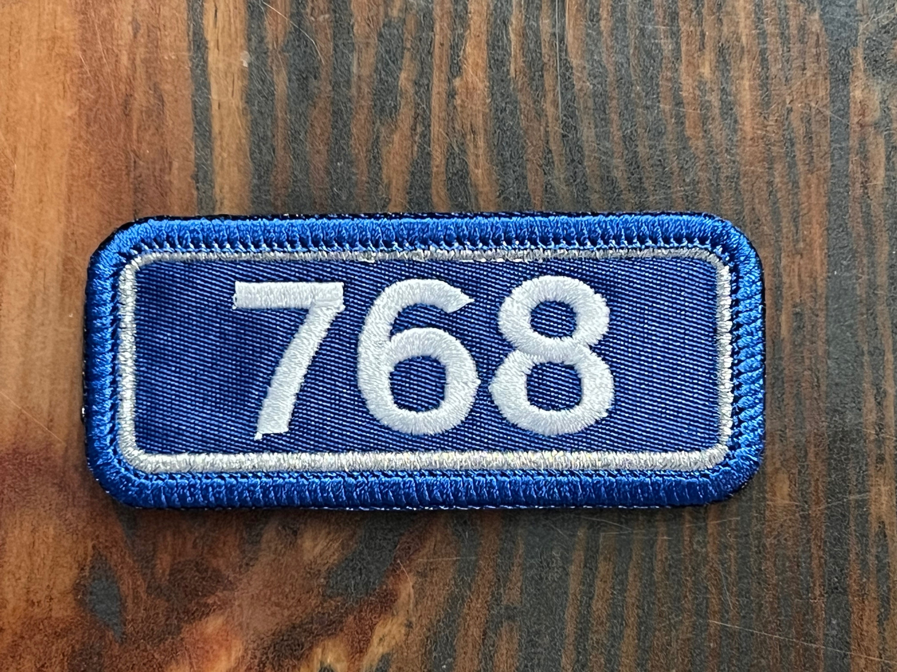 Lodge Number Patch