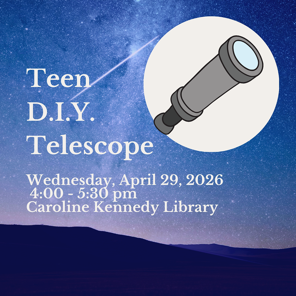Teen D.I.Y. Telescope