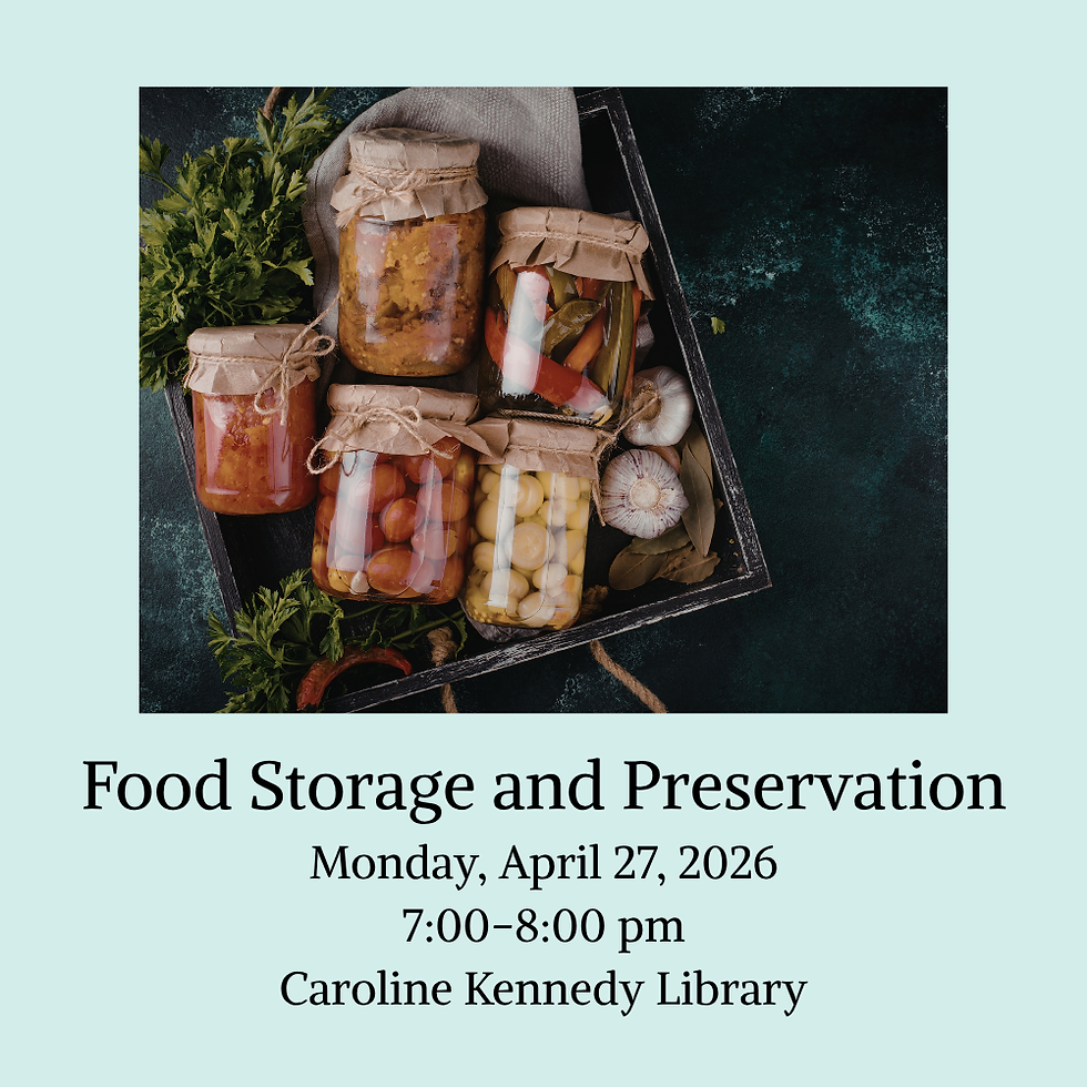 Food Storage and Preservation