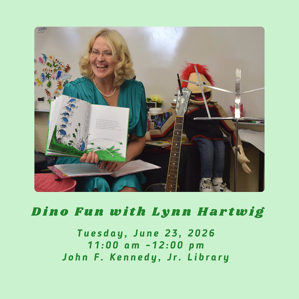 Dino Fun Story Time with Lynn Hartwig