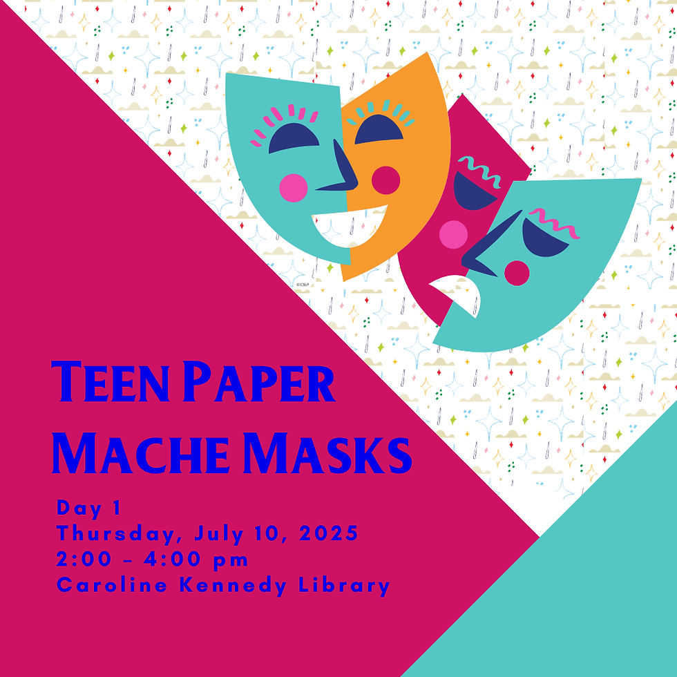 Teen Paper Mache Masks - Day 1
