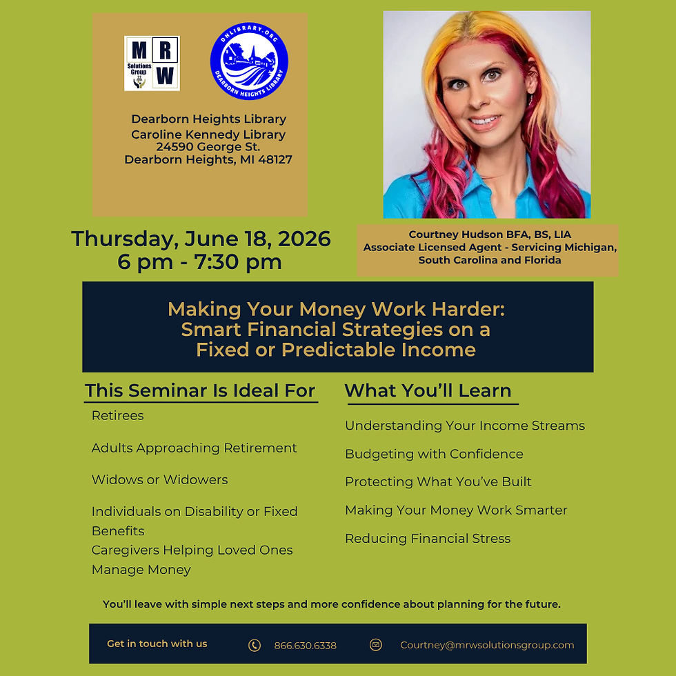 Making Your Money Work Harder: Smart Financial Strategies on a Fixed or Predictable Income