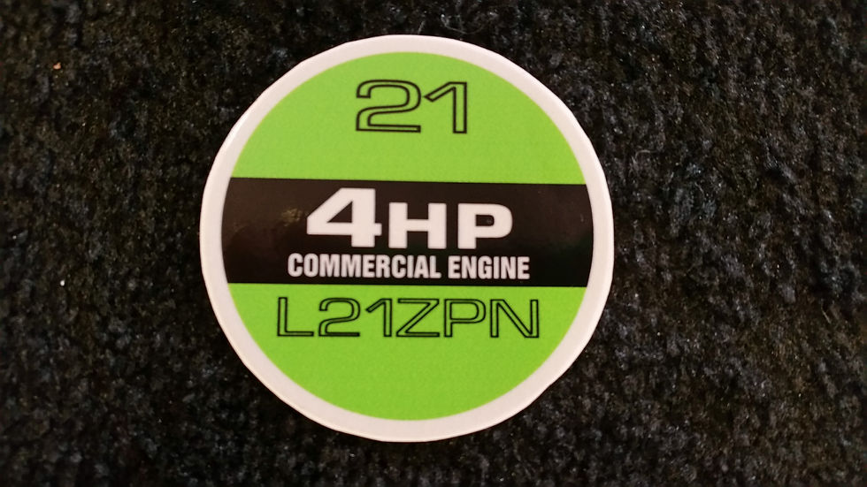 LAWN-BOY COMMERCIAL L21ZPN RECOIL DECAL 