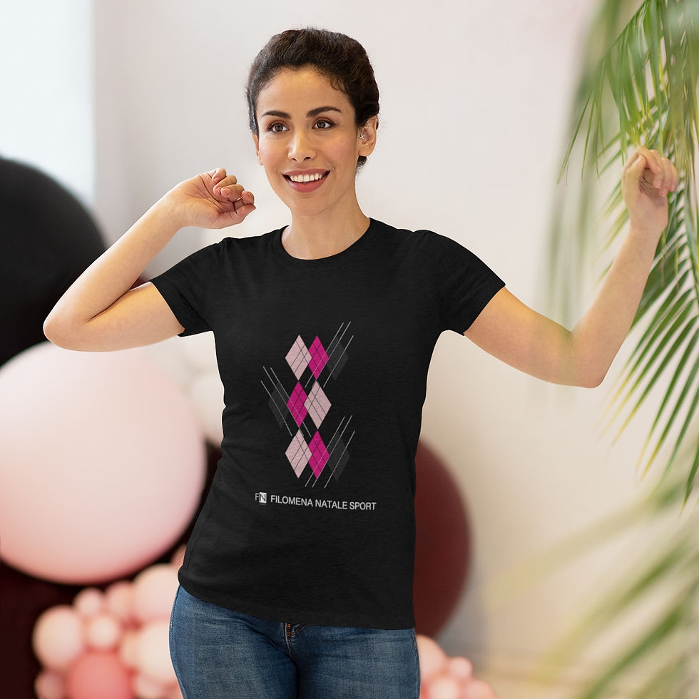 Thumbnail: Argyle design Women's Triblend Tee