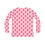 Thumbnail: Monogram Initials Women's Long Sleeve V-Neck Shirt — Hot Pink Signature