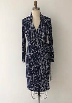 navy stripe in Trudy True Wrap
