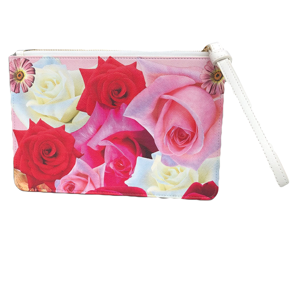 Thumbnail: Floral garden mini wristlet