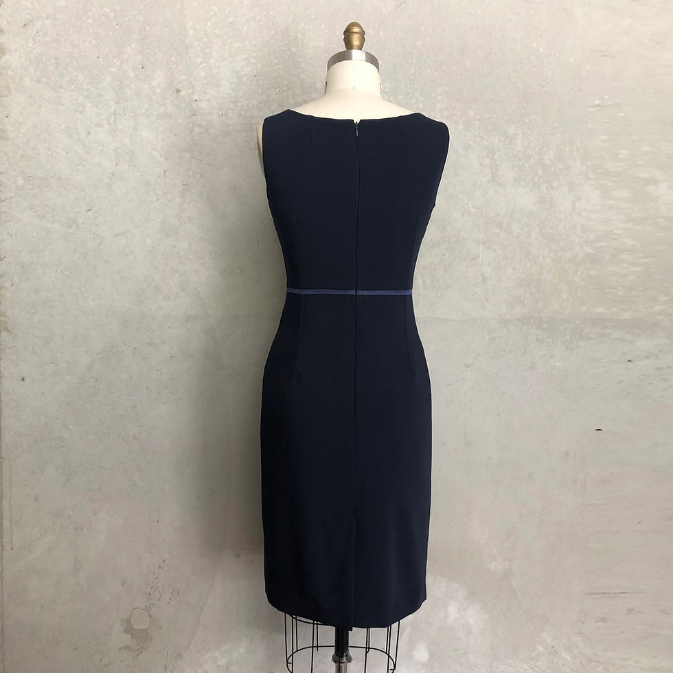 Thumbnail: Sleeveless Sheath Dress with empire line:The Vienna dress