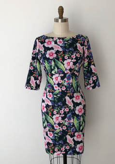 Hillary Dress:Botantical Gardens
