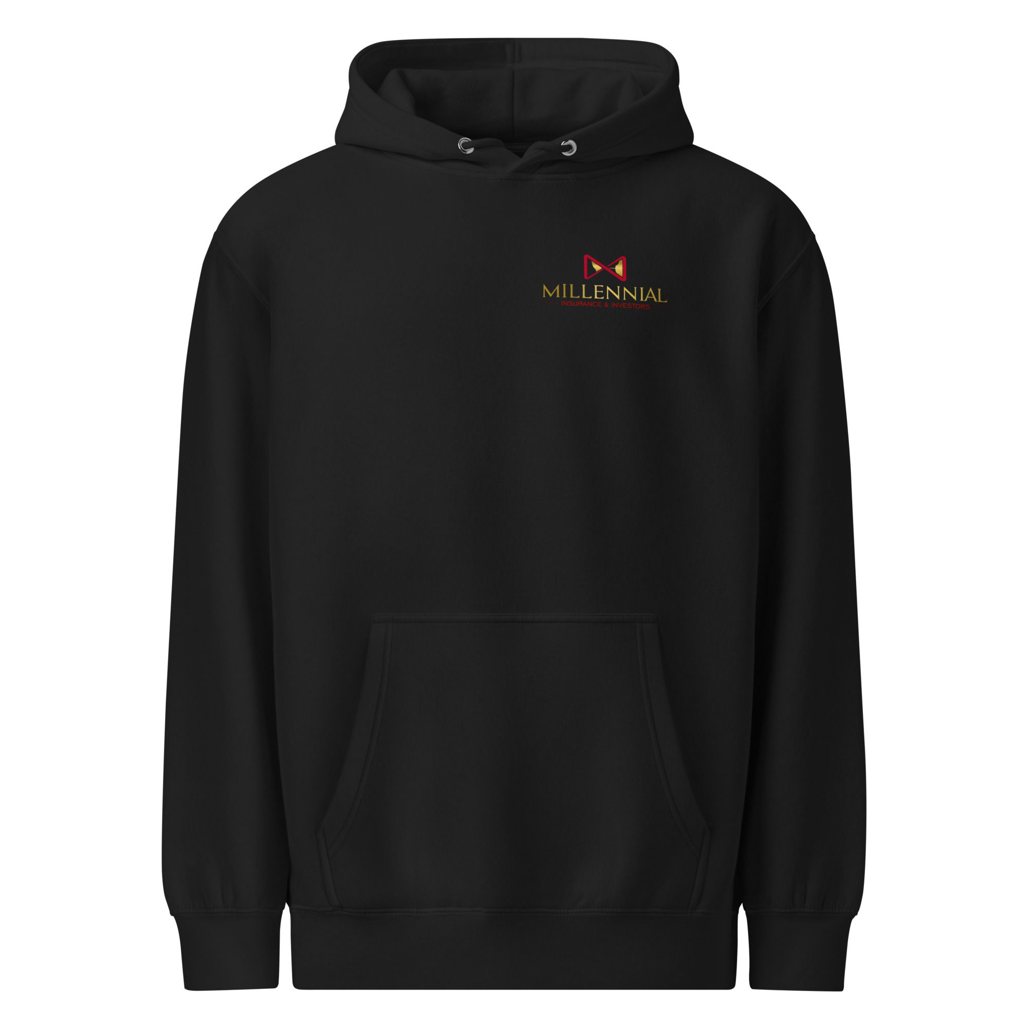Unisex Millennial Hoodie (left chest logo)