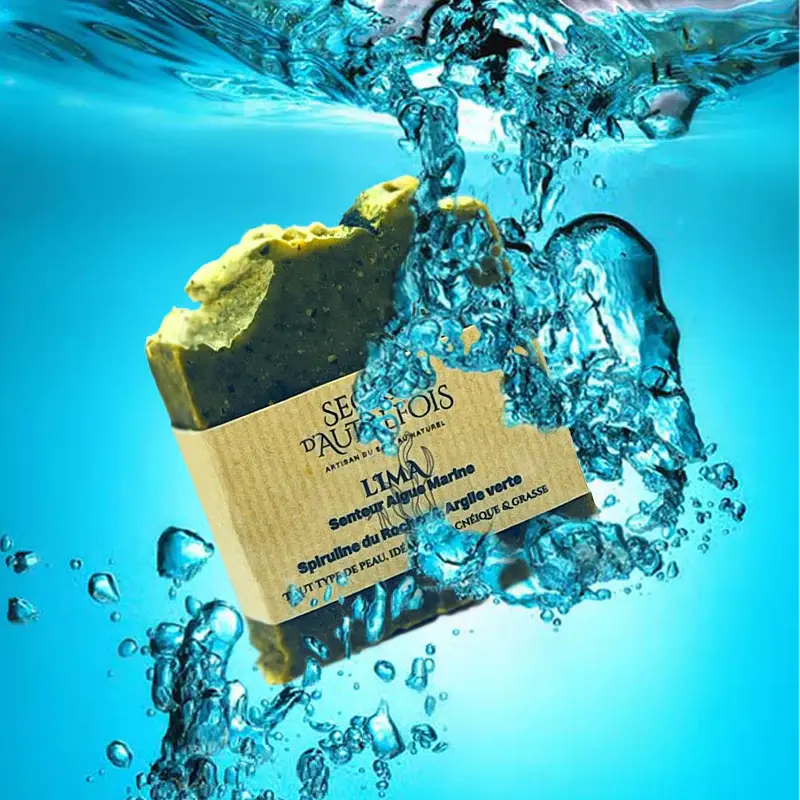 Thumbnail: savon spiruline - savon LIMA - spiruline et argile verte