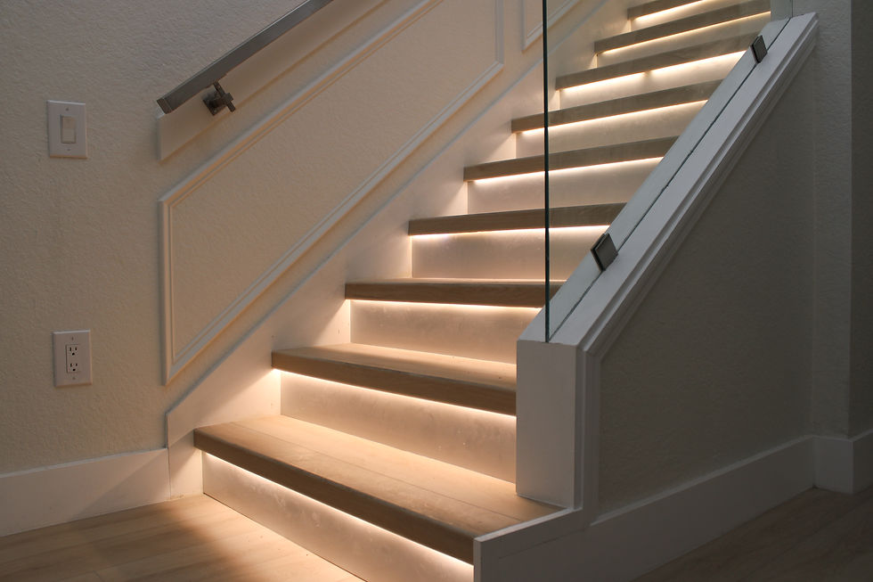 led light up stairs orlando florida