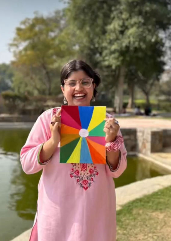 A Baatcheet session in a sunny outdoor setting