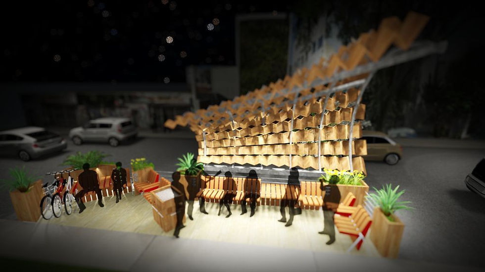 Parklet Vila Madalena - noite