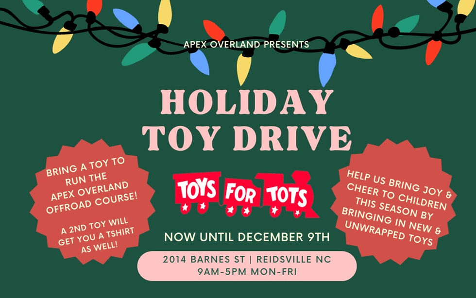 Bring a toy to donate between now and Dec 9th 2022