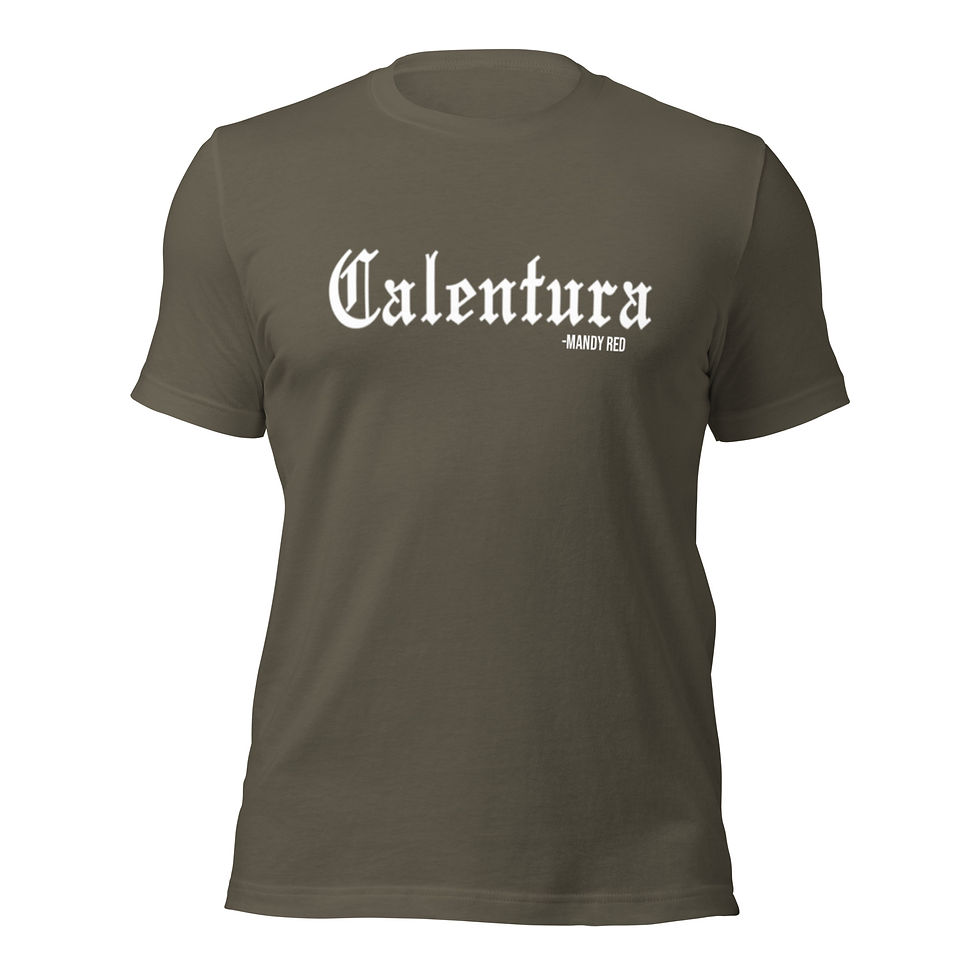 Thumbnail: Calentura-Mandy Red Unisex t-shirt