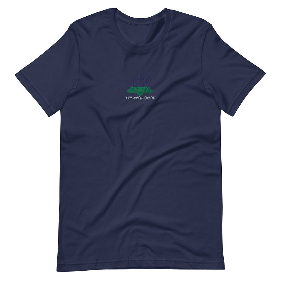 Thumbnail: Sun Moon Truth Short-Sleeve Unisex T-Shirt embroider 