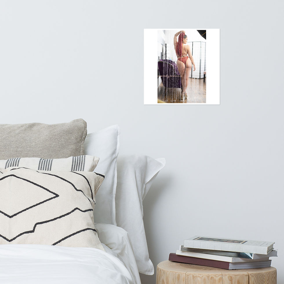 Thumbnail: Mandy Red 2piece pose Photo paper poster(brown)