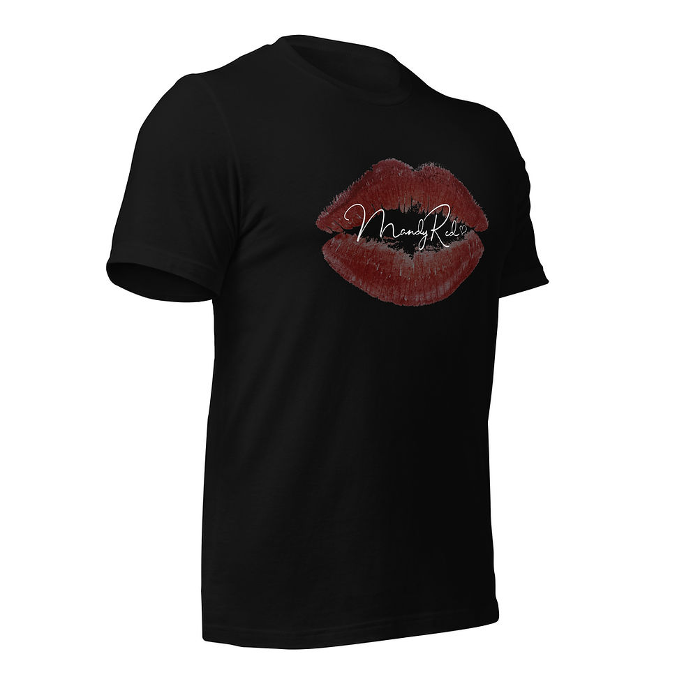 Thumbnail: Mandy Red lips Unisex t-shirt