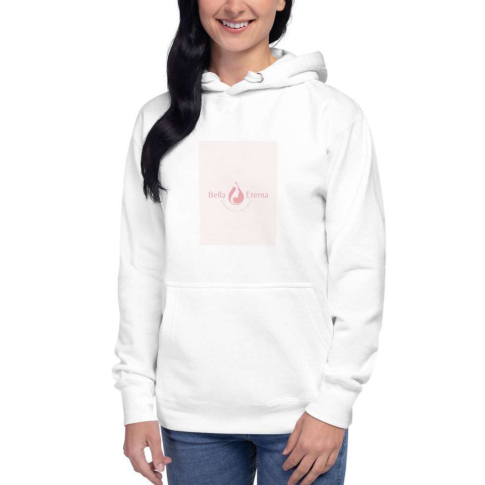 Thumbnail: Unisex Hoodie Bella Eterna pink logo (black or white)