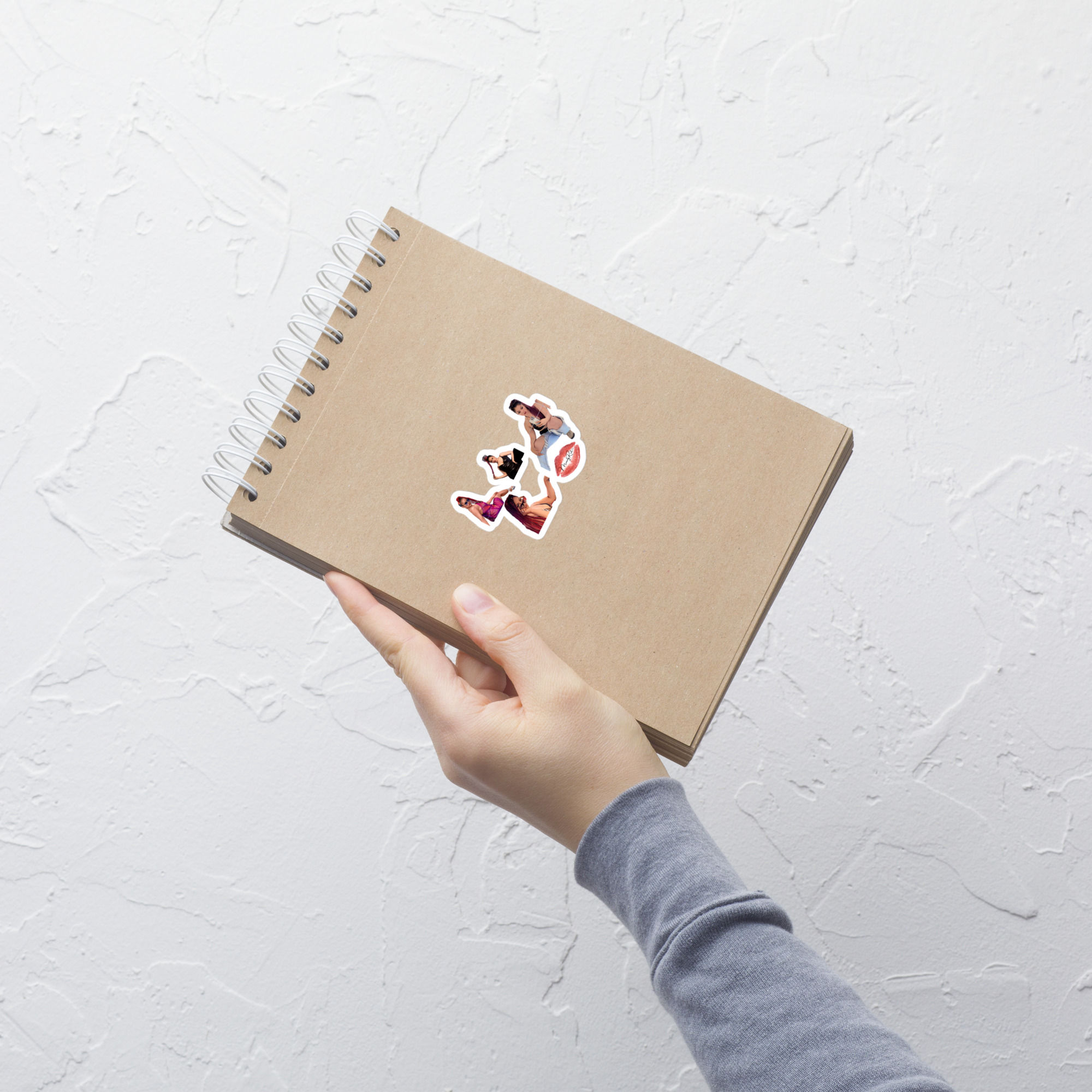 Mandy Red cartoons Bubble-free stickers
