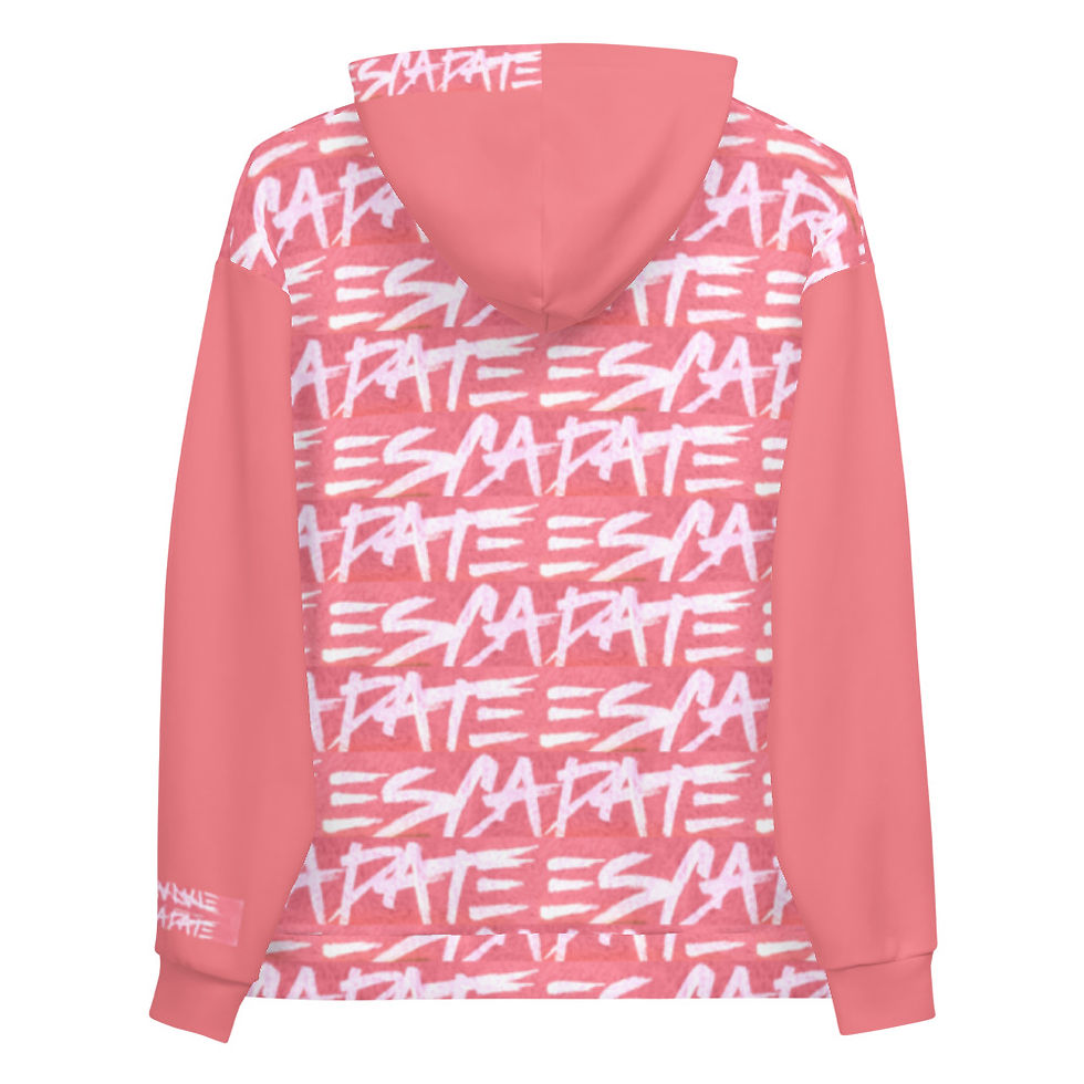 Thumbnail: Escapate Unisex Hoodie White Graffiti