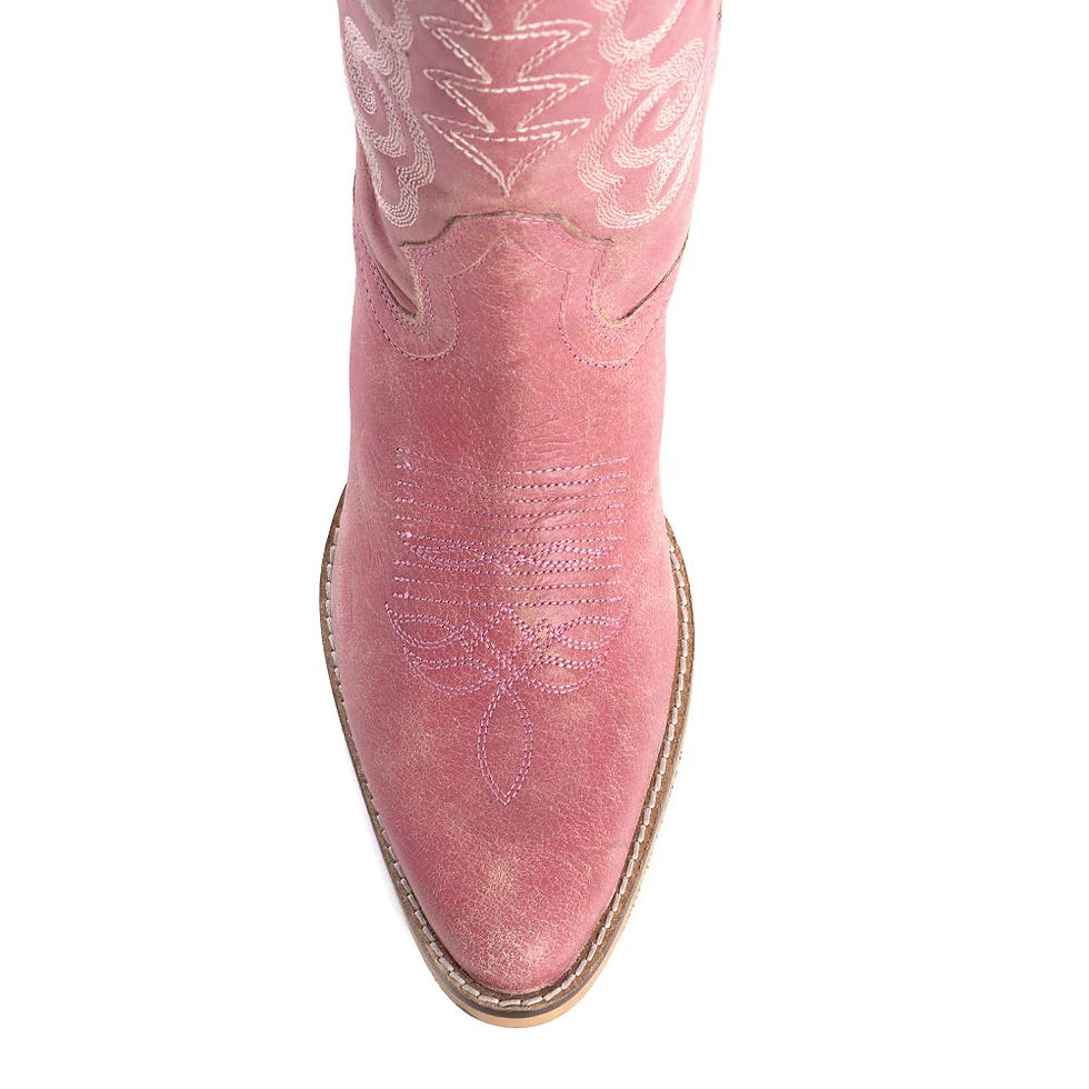 Thumbnail: NALEJANDRA LEATHER BOOTS IN STRAWBERRY 