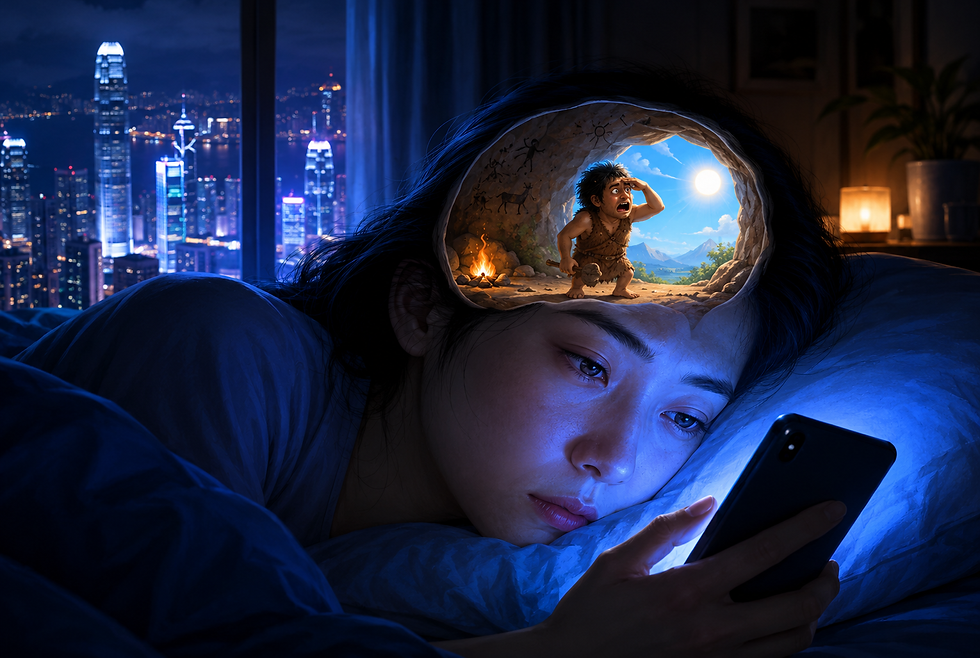 失眠原因:光線正在欺騙你還活在石器時代的大腦