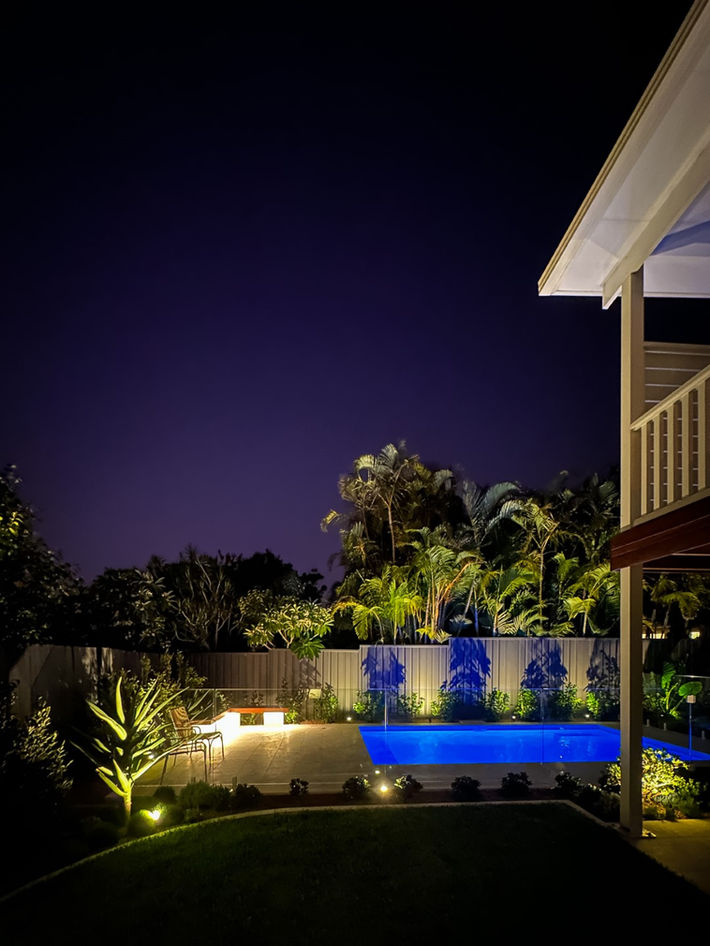 Sutherland-Shire-Corey-Fox-Landscaping-Woolooware-Project night shot