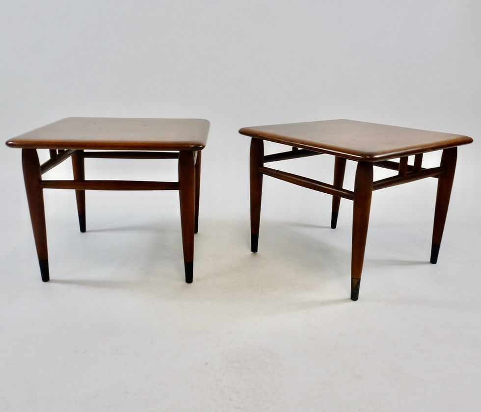 Thumbnail: Pair of Lane Acclaim Walnut Side Tables