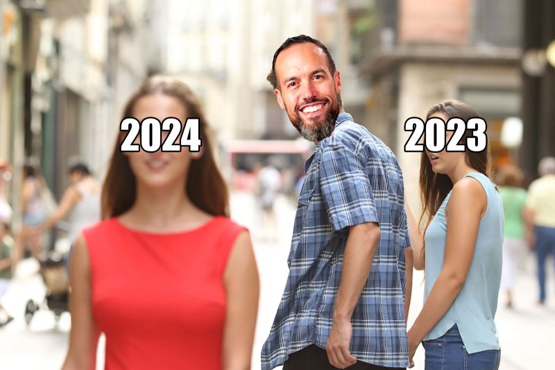 erik collard linkedin year end 2023 reflection post with thoughtful emoji