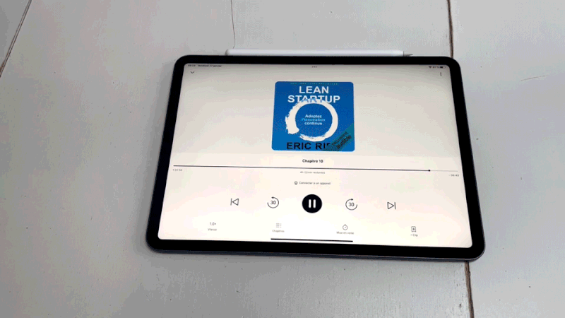 erik collard linkedin text post about audiobook experience and feedback