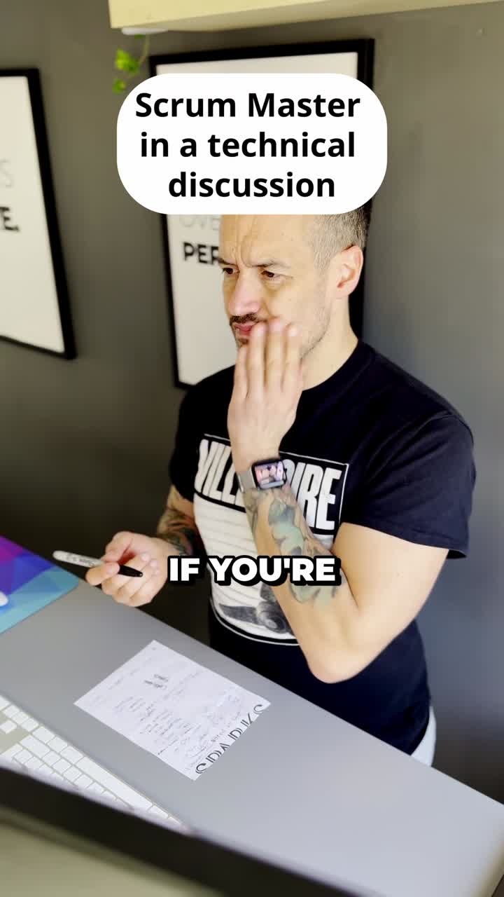 erik collard linkedin Scrum Master discussing technical skills versus facilitation abilities